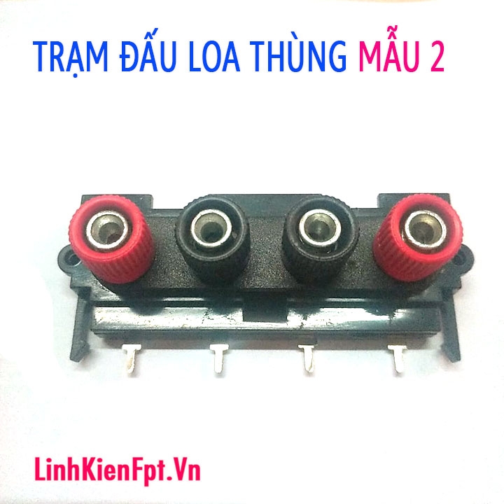 Trạm đấu loa thùng 4 cổng - Mẫu 2