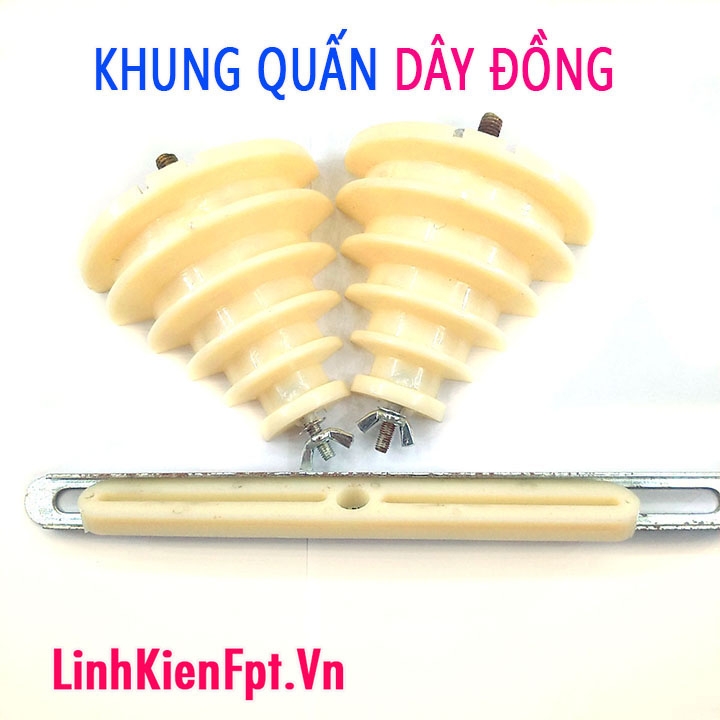 Khuôn quấn dây đồng , máy biến áp 5 rãnh