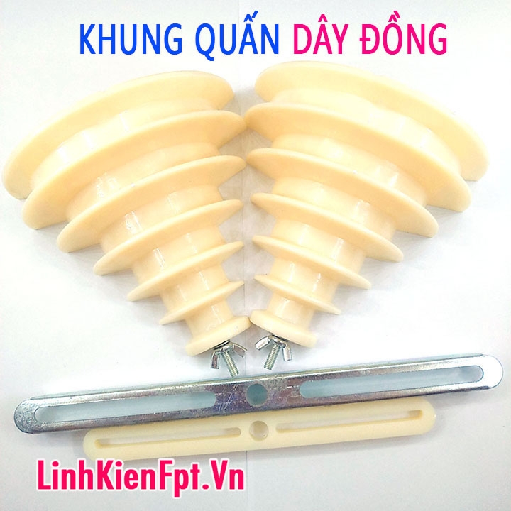 Khuôn quấn dây đồng , máy biến áp 6 rãnh