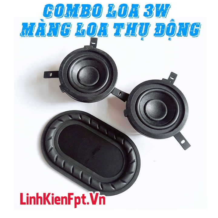 Loa Toàn Dải 3W 4ohm+ Màng Loa Cộng Hưởng