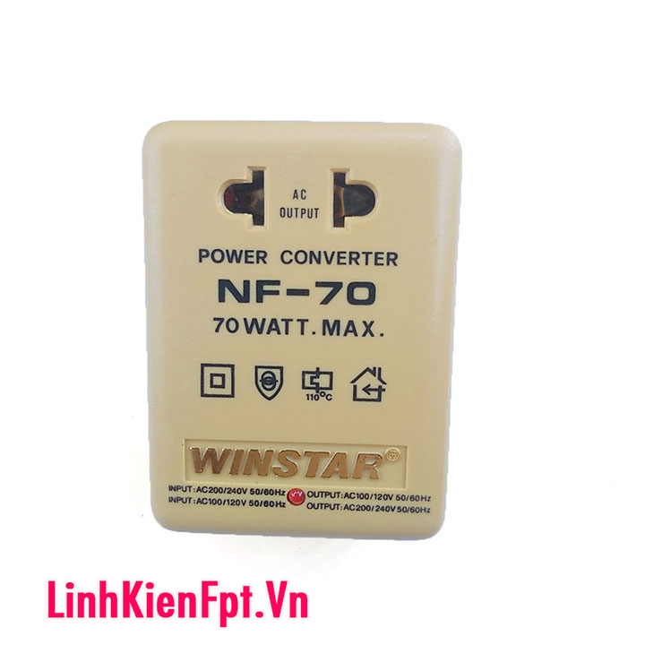 Adapter đổi nguồn NF-70 110 220VAC | linhkienfpt