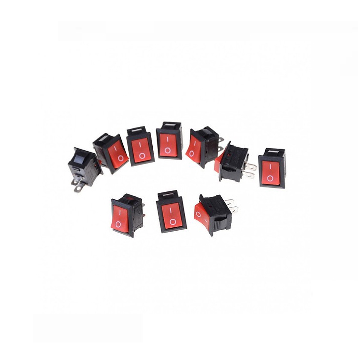Công Tắc Bập Bênh KCD1-11 3A 250V 8.5x13.5mm