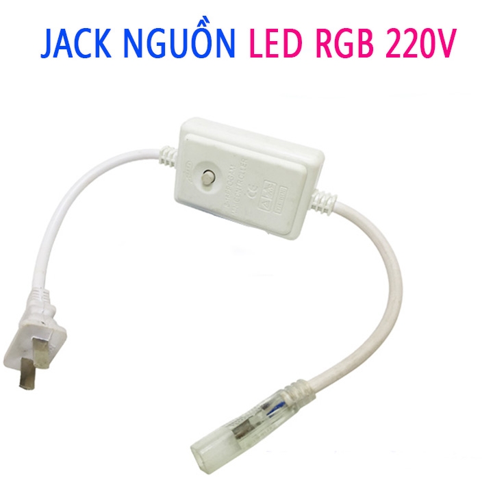 Jack nguồn Led RGB 220V