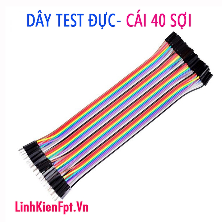 40 Dây Test Board Đực-Cái  20cm