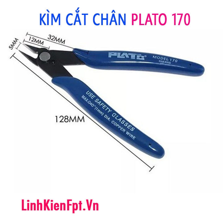 Kìm cắt linh kiện PLATO 170