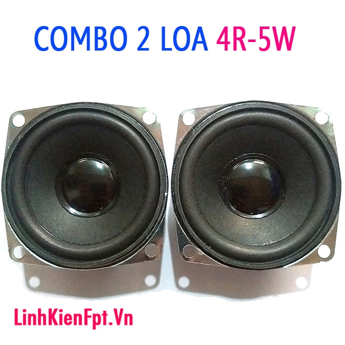 Combo 2 loa BASS vi tính 5W 4R