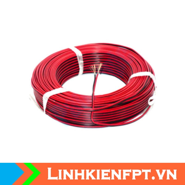 Cuộn 100 Mét Dây Điện Đôi 24AWG