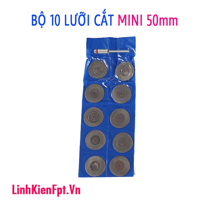 Bộ 10 lưỡi cắt kim cương mini 50mm