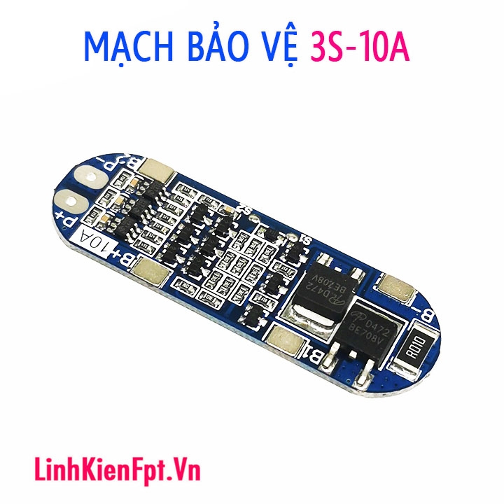 Mạch Bảo Vệ Pin 3S 10A