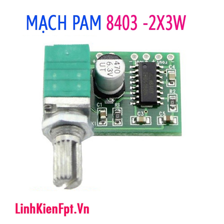 Mạch Khuếch Đại Âm Thanh 5V Pam8403