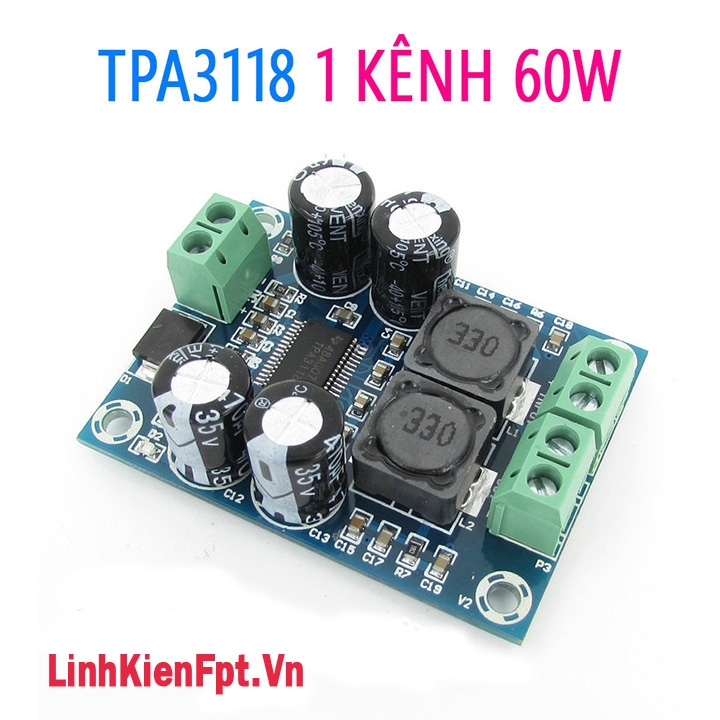 Mạch khuếch đại âm thanh TPA3118 Công Suất 60w