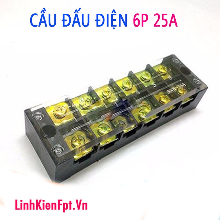 Cầu đấu Điện 6P 25A