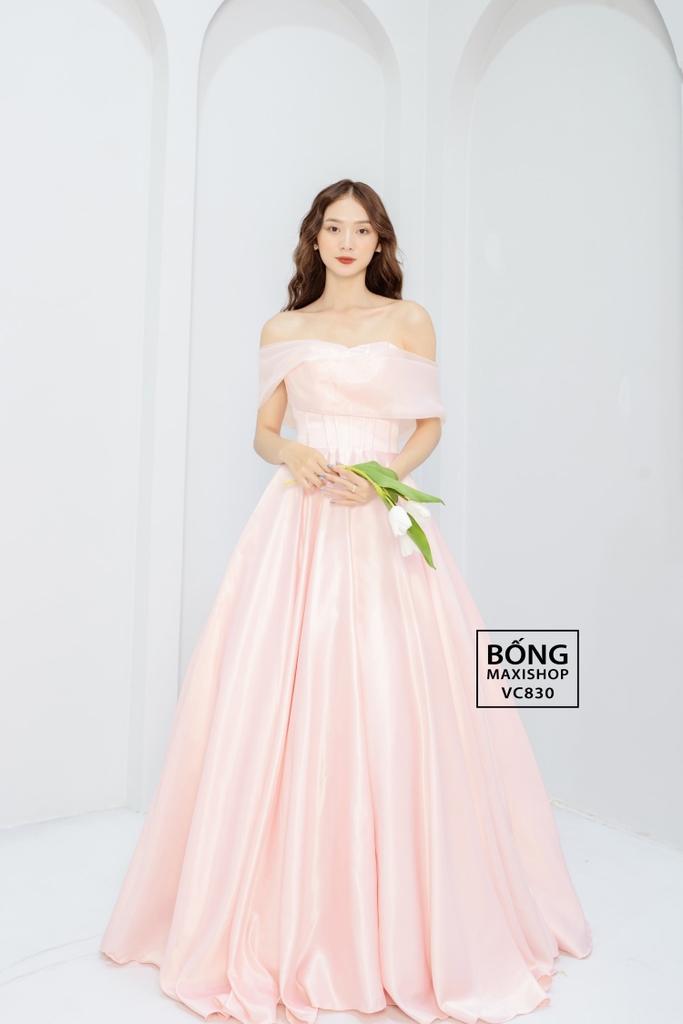 Mẫu váy cưới chữ A đẹp nhất 2024 từ Nicole Bridal