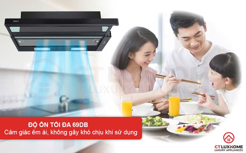 Máy Hút Mùi Âm Tủ BOSCH DFT63CA61T