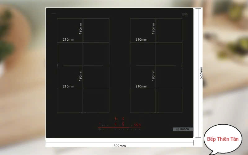 Bếp Từ 4 Cao Cấp BOSCH PVQ61RHB1E
