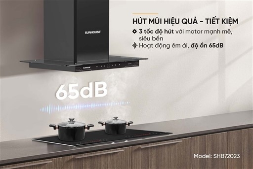 Máy Hút Mùi Chữ T SUNHOUSE SHB72023