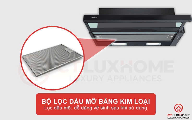 Máy Hút Mùi Âm Tủ Bosch DFT93CA61T