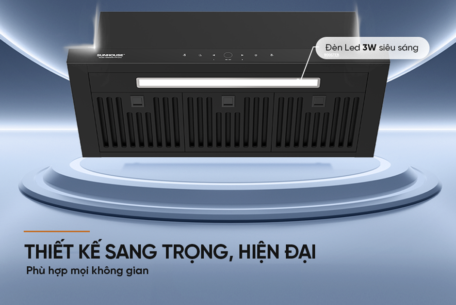 Máy Hút Mùi Âm Tủ Sunhouse SHB5HM-V9Turbo