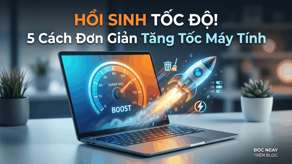 Tăng tốc máy tính chạy chậm như “rùa bò” của bạn bằng 5 thủ thuật cực đơn giản!