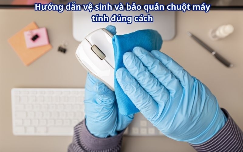 Hướng dẫn vệ sinh và bảo quản chuột máy tính đúng cách