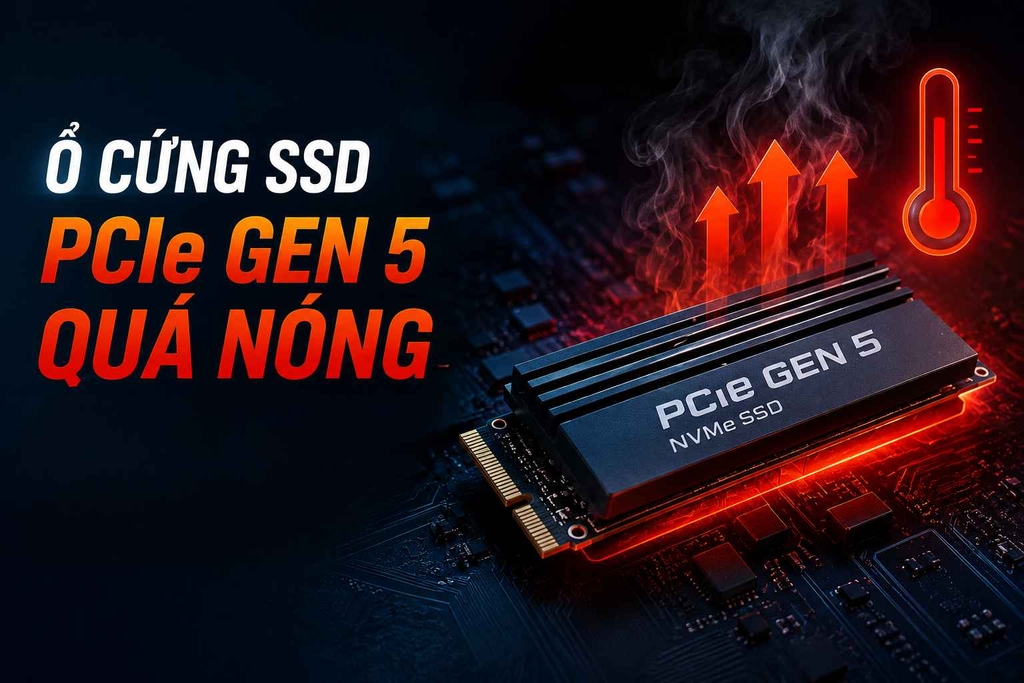 Cách Khắc Phục Ổ Cứng SSD PCIe Gen 5 Quá Nóng