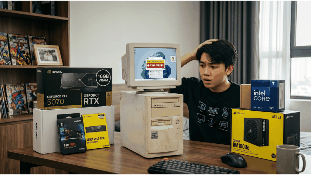 TOP 5 LINH KIỆN PC ĐÁNG NÂNG CẤP NHẤT 2026: ĐỪNG ĐỂ PC CỦA BẠN THÀNH 