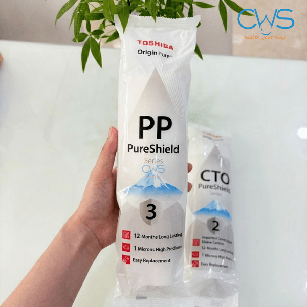 Ảnh Lõi Lọc Nước Toshiba PP 1 Micron PureShield Model Mới