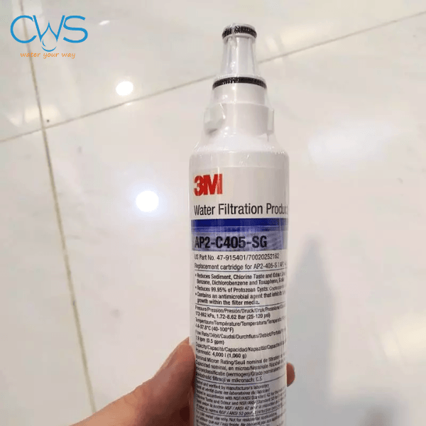 Ảnh Thực Tế Lõi Lọc Nước 3M Aqua-Pure AP2 C405 SG Tại Showroom CWS