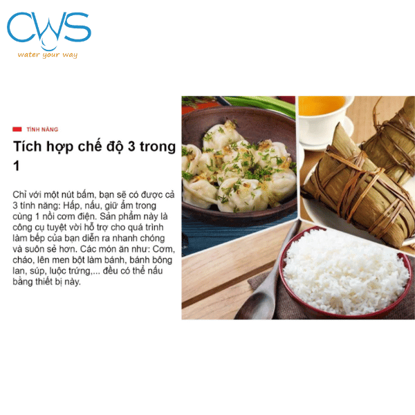 Chế Độ Nấu Đa Năng 3 Trong 1