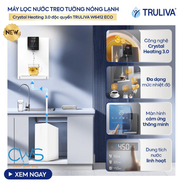 Chức Năng Hoạt Động Của Máy Nóng Lạnh Truliva W6412