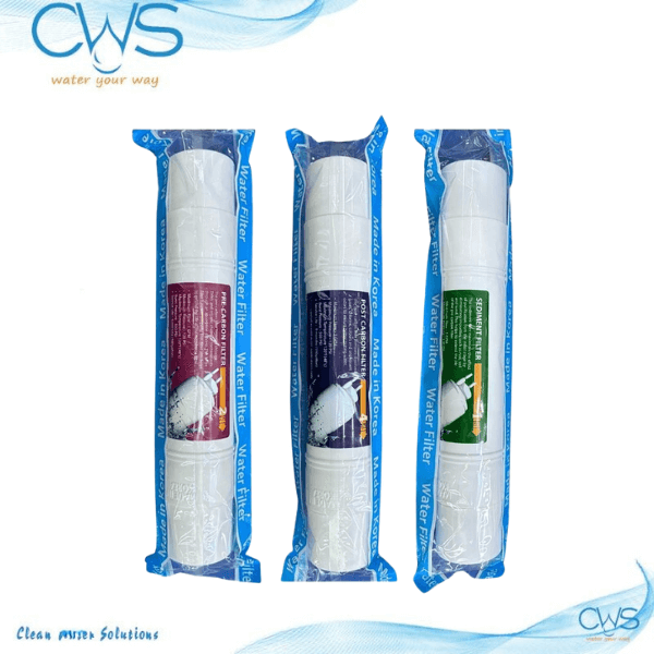 Combo Lõi Lọc Nước 1234 Đúc Hàn Quốc (Trừ UF)