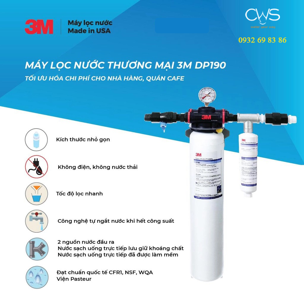 Thiết bị lọc nước 3M DP190
