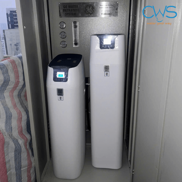 Hệ thống lọc tổng GE WH30A thực tế sau lắp đặt