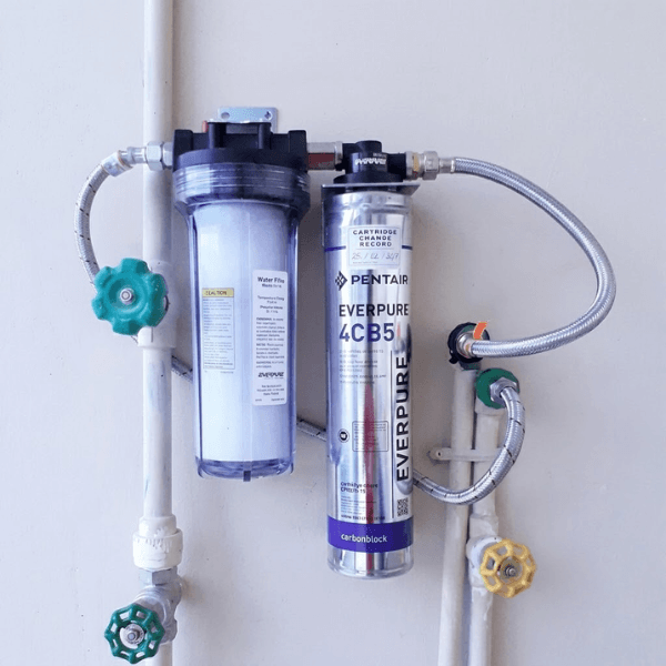 Hình Ảnh Lắp Đặt Lõi Lọc Nước Pentair Everpure 4CB5 EV9617-11 Thực Tế