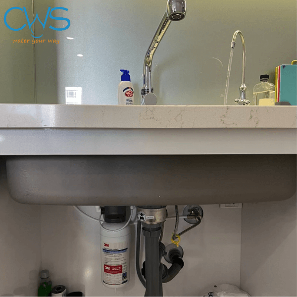 Hình Ảnh Lắp Đặt Thực Tế Máy Lọc Nước 3M Aqua-Pure ICE140S-WOI Tại Nhà Khách Hàng