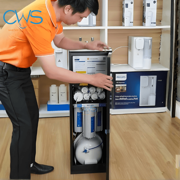 Hình Ảnh Máy Lọc Nóng Lạnh Philips ADD8922/74 Thực Tế Tại Showroom