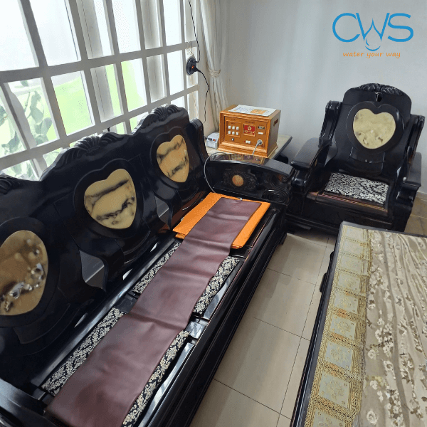 Hình ảnh thảm dài dẫn điện tại nhà khách hàng