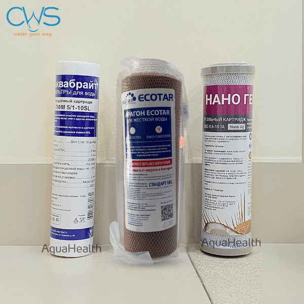 Hình ảnh thực tế bộ lõi lọc 123 Geyser