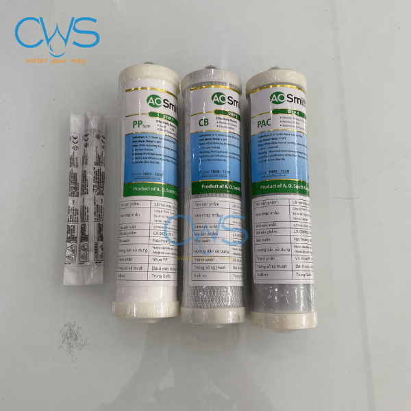 Hình Ảnh Thực Tế Combo Lõi Lọc Nước AO Smith AR600-U3 (Trừ RO)