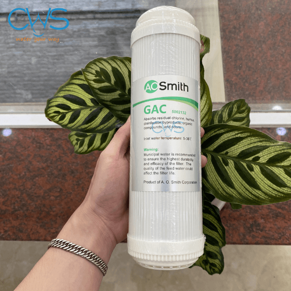 Hình Ảnh Thực Tế Lõi GAC Trong Combo Lõi Lọc Nước AO Smith A1 A2 M2