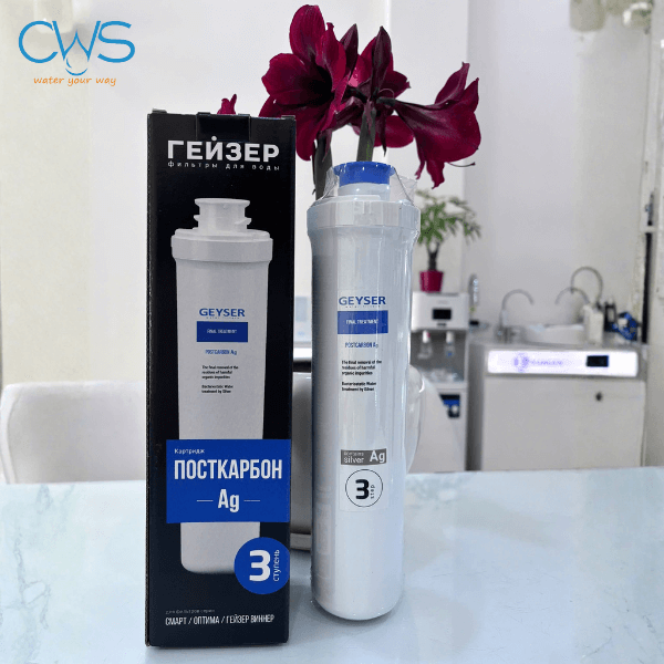 Hình ảnh thực tế lõi lọc nước Catalon Geyser Ecolux tại CWS