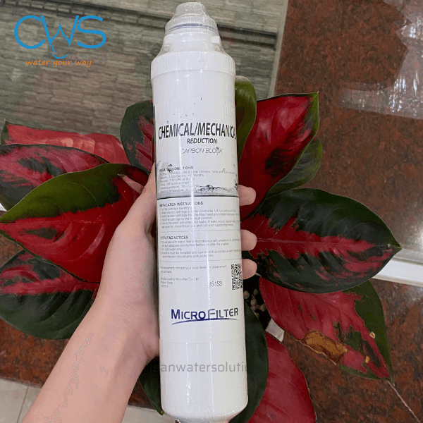 Hình ảnh thực tế lõi lọc nước Chungho FLUUX U1 - Carbon Block