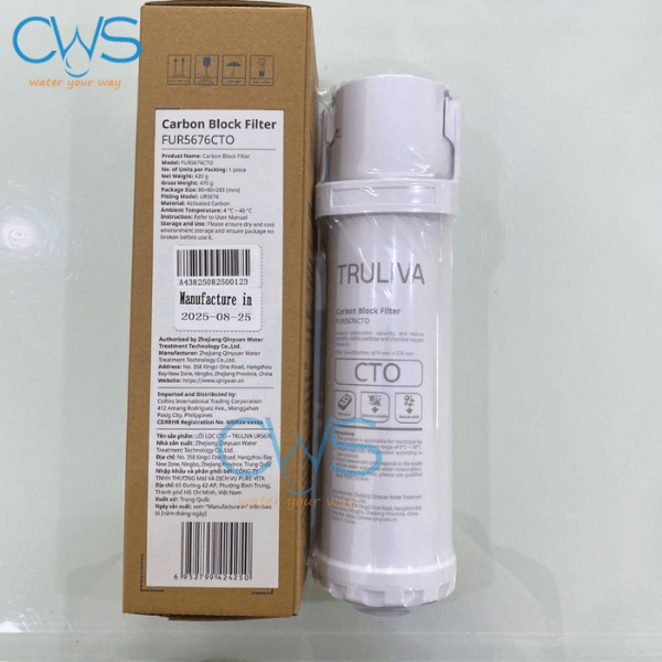 Hình Ảnh Thực Tế Lõi Lọc Nước Truliva UR5676 CTO