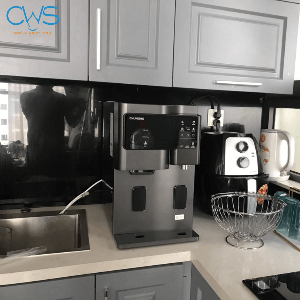 Hình ảnh thực tế máy lọc nước Chungho Sanita Ice tại nhà khách hàng