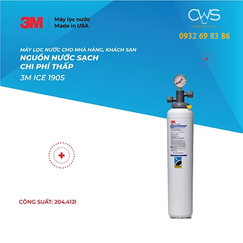 Thiết bị lọc nước 3M ICE190S - Công suất lớn dùng thương mại