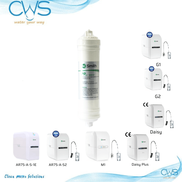Lõi Lọc Nước AO Smith 5 Lõi - Lõi PP 1 Micron