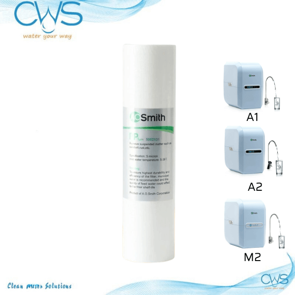 Lõi Lọc Nước AO Smith A1 A2 M2 Chính Hãng - Lõi PP 5 Micron