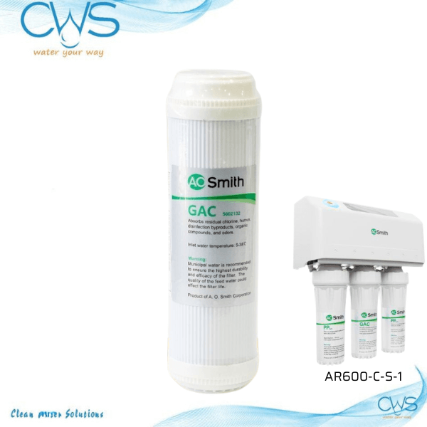 Lõi Lọc Nước AO Smith AR600-C-S-1 Chính Hãng - Lõi Lọc GAC