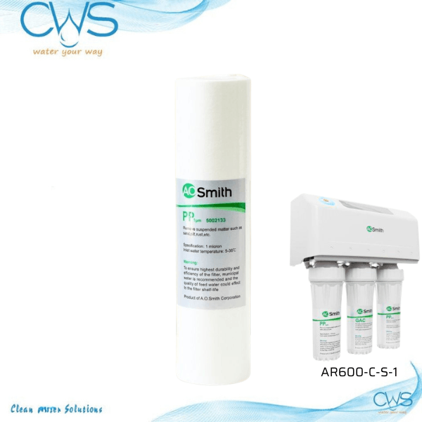 Lõi Lọc Nước AO Smith AR600-C-S-1 Chính Hãng - Lõi Lọc PP 1 Micron