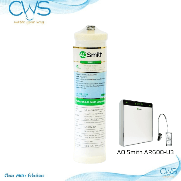 Lõi Lọc Nước AO Smith AR600-U3 - Lõi PP 5 Micron LX-363V-001